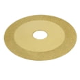 thumbnail image 1 of Unique Bargains 100mm 4' Diamond Coated Grinding Disc Glass Ceramic Tile Cutting Wheel Gold Tone, 1 of 3