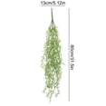 thumbnail image 3 of Plantas artificiales colgantes de 80 cm, paquete de 3, hiedra artificial con hojas de ratán para decoración de paredes, interiores y exteriores, bodas, hogar y jardín (verde). Rkxzt, 3 of 8