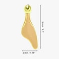thumbnail image 2 of Unique Bargains 1 Pc Durable Dolphin Type Facial Roller for Vacation Travel Bathing Gold Tone Zinc Alloy, 2 of 4