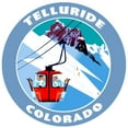 thumbnail image 1 of Telluride, Colorado Ski Lift Decorative Car Truck Decal Window Sticker Vinyl Die-Cut Wildlife Travel Adventure Vacation Tourist Souvenir, 1 of 2