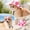 🌻 Pink#268, variant on Pet Sun Hat with Ear Holes and Adjustable Strap for Cats and Dogs, Breathable for Outdoor Walks and Beach