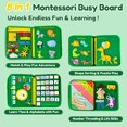 thumbnail image 3 of Busy Board Book Qizfun Dinosaur Montessori, juguete de 1 a 4 años, 3 of 7