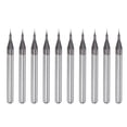 thumbnail image 1 of Unique Bargains 1/8' Shank 0.2mm x 1mm Diamond Film Coated Carbide End Mill CNC Router Bits 10 Pack, 1 of 6
