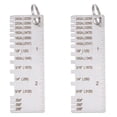 thumbnail image 1 of Miangastore Welding Gauge Set Stainless Steel 2Pcs 2.83X0.98X0.34Inch, 1 of 9