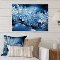 thumbnail image 2 of Designart "Glimmering Snowflakes in Winter II" Abstract Metal Wall Art, 2 of 5