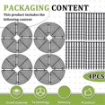 thumbnail image 4 of 4 Pieces Flower Pot Grid, 30 cm Flower Pot Grid, Flower Pot Cover Plant Protection, Plant Protection Net, 4 of 4