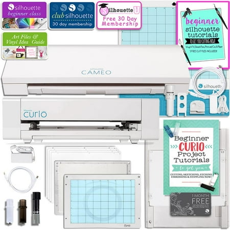 Hematite Cameo - Silhouette Cameo 3 Bluetooth Machine and Curio Machine Bundle