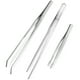 thumbnail image 3 of 3 pinzas de acero inoxidable con punta dentada, pinzas rectas y pinzas curvas., 3 of 6