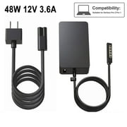 48W 5 Pin with USB Port Power Adapter Charger For Microsoft Surface Pro 1625 1700 1724 1796 1800 Book Go