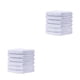 thumbnail image 4 of sweethay 6 piezas muñequeras a prueba de sudor hombres mujeres doble capa ajustable soporte flexible deportes bádminton protector blanco Blanco 2Conjunto, 4 of 6
