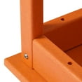 thumbnail image 4 of Westin Outdoor 35" Inch Adirondack Coffee Table for Patio Backyard UV Weather Resistant HDPE Plastic, Orange, 4 of 5