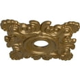 thumbnail image 3 of Ekena Millwork 18"W x 18"H x 3 1/4"ID x 1 1/2"P Crawley Ceiling Medallion (Fits Canopies up to 6 3/4"), Hand-Painted Pale Gold, 3 of 5