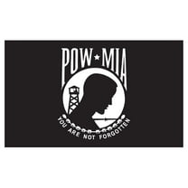 Valley Forge POW MIA Nylon Flag Indoor/Outdoor - Single Sided 4ft x 6ft