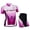Pink, variant on Womens Bike Jersey Short Sleeve Bicycle Shirts and Shorts Cycling Suits Pink M