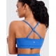thumbnail image 3 of Sostén CRZ YOGA Butterluxe sin varillas con relleno y escote cuadrado azul M, 3 of 4