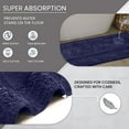 thumbnail image 6 of Home Weavers Classy Bathmat 100% Cotton Tufted Bath Rug, Extra Soft and Absorbent Bath Rugs, Machine Washable bath rugs for Bathroom, 30" Round, Navy, 6 of 7