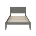 thumbnail image 3 of Bowery Hill Lit Plateforme Double Moderne en Bois avec USB Attachable, Gris, 3 of 7