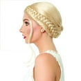 thumbnail image 2 of Milkmaid Braided Blonde Adult Costume Wig, 2 of 5