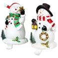 thumbnail image 4 of Northlight Glittered Snowman Christmas Stocking Holders - 5.75" - Set of 2, 4 of 9