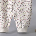 thumbnail image 4 of NIEWTR Pajamas For Baby Boys Girls Infant Newborn Long Sleeve Winter Cartoon Fashion Prints Jumpsuit Footed Baby Boy Romper Soft(A-Hot Pink,18-24 Months), 4 of 5