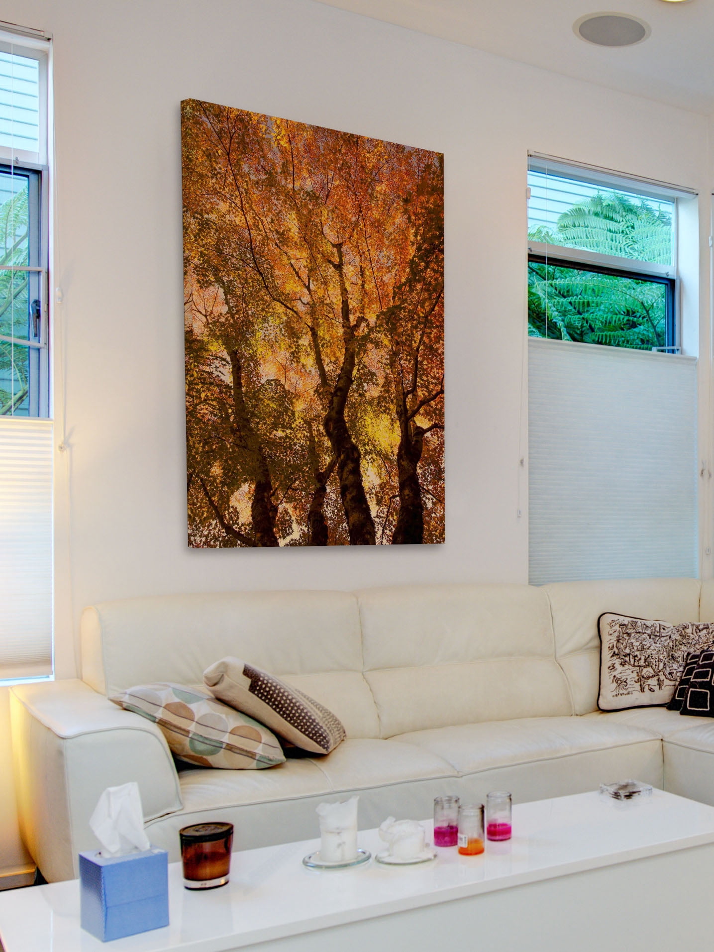 "The Trees Dance" Painting Print on Canvas