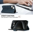 thumbnail image 2 of ELEHOLD Folio Wallet for iPhone 14 Plus Case,Synthetic PU Leather Built-in Credit Card Slots RFID Blocking Flip Kickstand Function Full Protection Shockproof Case for iPhone 14 Plus, Blue, 2 of 9