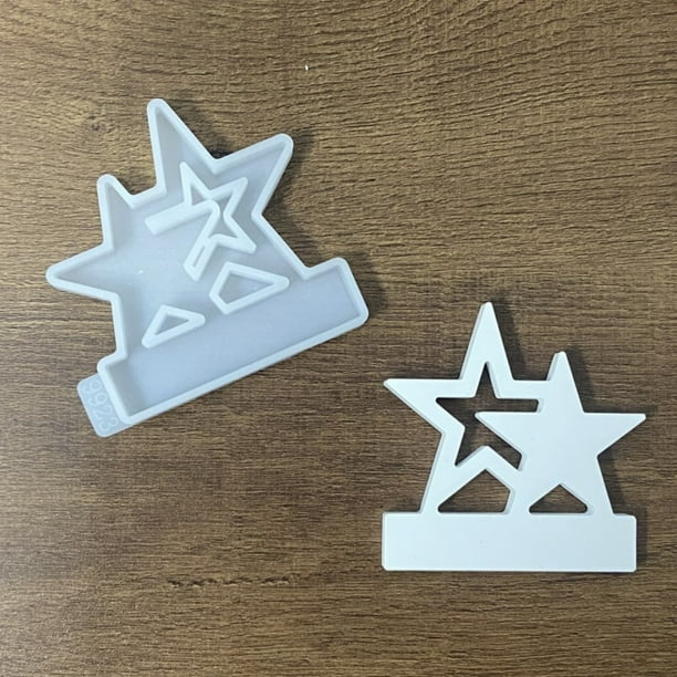 Molde de yeso para candelabro con forma de estrella, molde para candelabro de yeso, molde para candelabro de yeso, velas de cera hechas a mano, decoración del hogar, suministros de yeso, kit