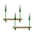 thumbnail image 3 of Dickly 2 Pieces Monkey Bar Slackline Accessories Multifunctional Attachments Equipments Green, 3 of 8