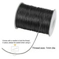 thumbnail image 3 of Beading Thread Bracelet Weave Bead Craft Cord 1mm 159M/Roll (173-Yards) Decorative String, Black, 3 of 7