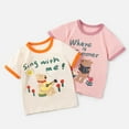 thumbnail image 6 of YTDSCS Kids Toddler Summer T-Shirt for Girls,Little Girls Cotton Shirts Casual Round Neck Tshirt Baby Short Sleeve Crewneck Tops Cartoon Print Tees for 2-8 Years, 6 of 9