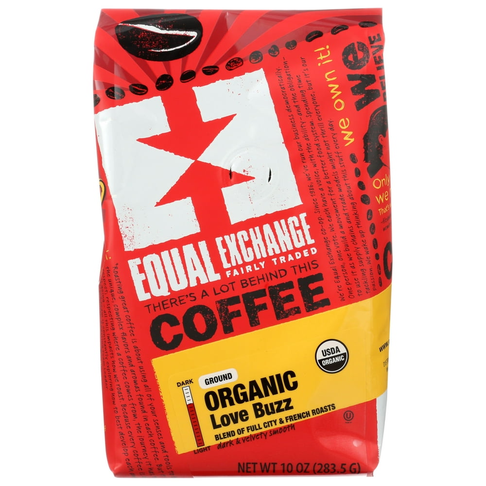 Equal Exchange, Lovebuzz, Organic Ground Coffee, 10 oz