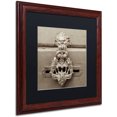 thumbnail image 2 of Trademark Fine Art "La Porta Soprammobile IV" Canvas Art by Alan Blaustein, Black Matte, Wood Frame, 2 of 4