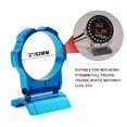 thumbnail image 4 of Auto Gauge Meter Pod Mount Holder Aluminum Single Hole for Car Pillar Gauge Meter Vehicle Accessories Red, 4 of 4