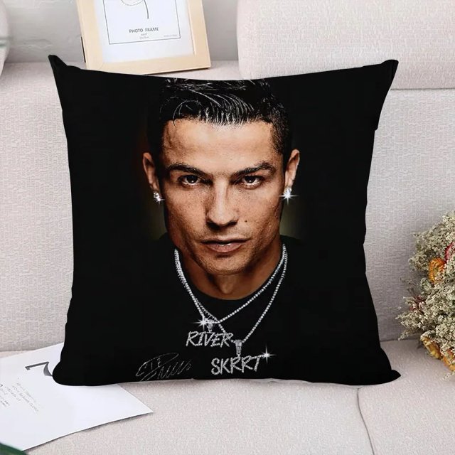 CR7 Cristiano Ronaldo funda de almohada de otoño 40x40 decoración de coche fundas de almohada decorativas para almohadas 45x45 cojines decoración del hogar sofá