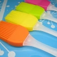 thumbnail image 4 of Newly Upgraded Version 2 PACKS 1pc Food Grade Silicone High Temperature Resistant Barbecue Brush Butter Brush Oil Brush Seasoning Brush Color Random Random, 4 of 4
