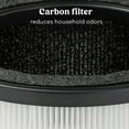 thumbnail image 2 of Bionaire True HEPA 360 Replacement Filter for Desktop, Mini, and Sense Air Purifier, 1 Count, 6–12 Month Life, 2 of 5