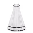 thumbnail image 6 of YuXingFu Wedding Guest Dresses for Women Maxi Crew Neck Plus Size Womens Dress Sleeveless for Beach Long Casual Summer White S, 6 of 6