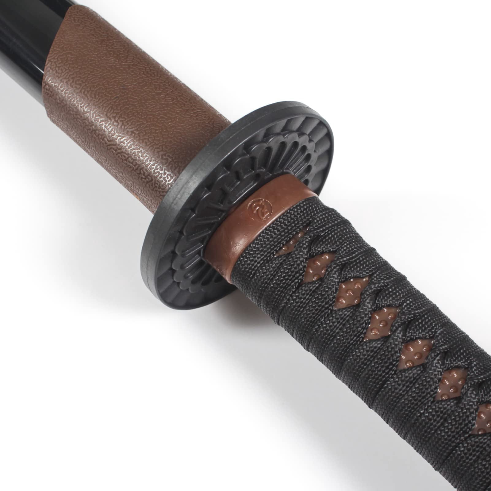 BJDJ Katana Sword high Toughness Polypropylene Performing Training (41") Brown Katana Practice Scabbard Cosplay Aikido (Brown)