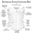thumbnail image 6 of Rachelle Strapless Low Back Satin Longline Bridal Bra, 6 of 7