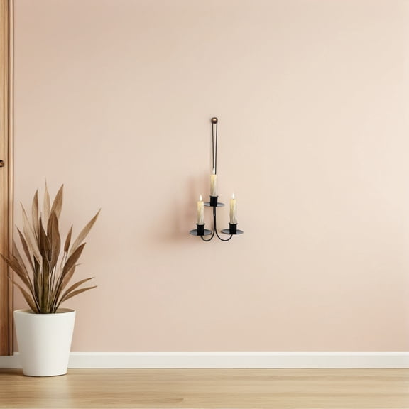 OULII Vintage Metal Wall Candle Sconces, Decorative Lighting for Home