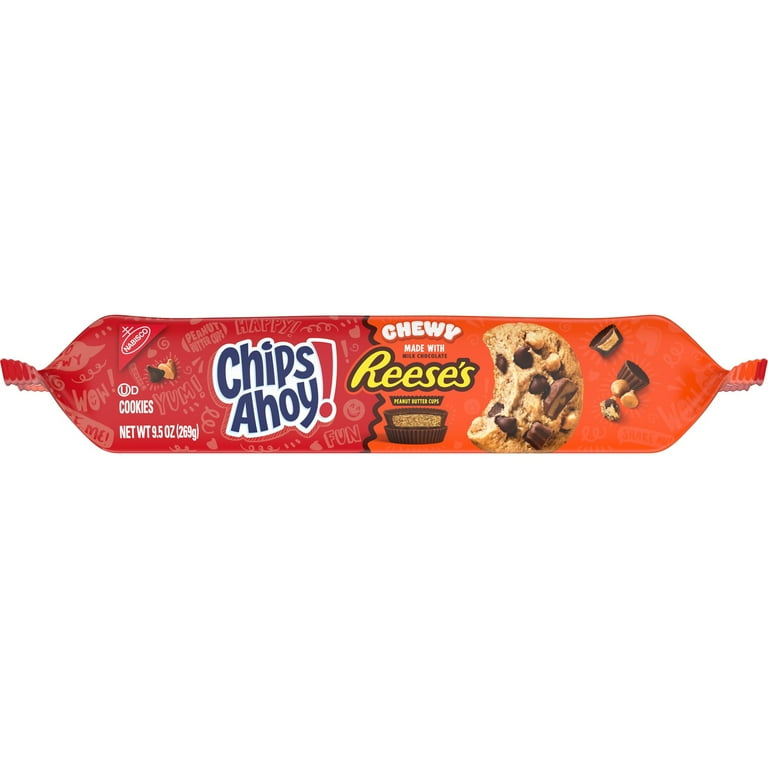 CHIPS AHOY! Reese's PB Soft Chewy Chocolate Chip Cookies, 9.5 oz