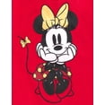 thumbnail image 5 of Disney Minnie Mouse Little Girls Zip Up Vest Puffer T-Shirt and Leggings 3 Piece Outfit Set Infant to Big Kid, 5 of 5