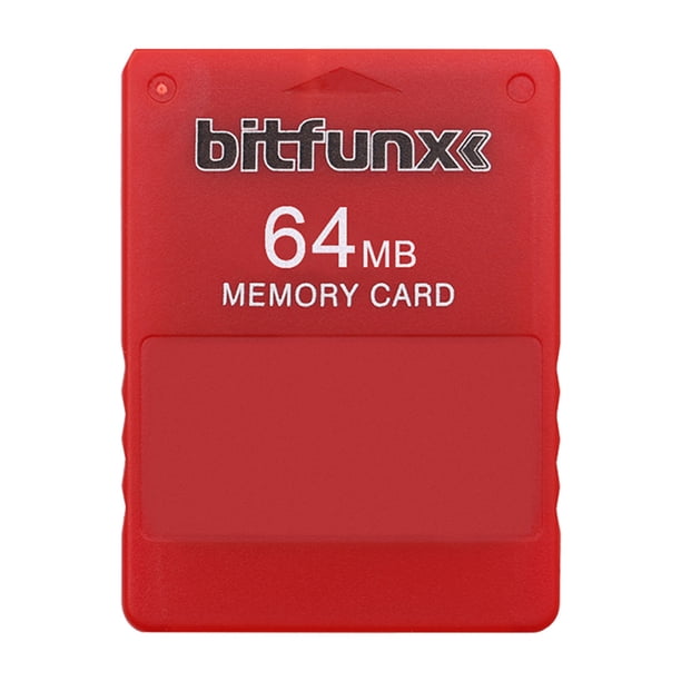 Tarjeta Memoria FMCB 1.966 para PS2 Tarjeta Consola McBoot Gratuita 64 MB (roja)