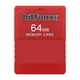 thumbnail image 2 of DQrwqpou Tarjeta Memoria FMCB 1.966 para PS2 Tarjeta Consola McBoot Gratuita 64 MB (roja), 2 of 7