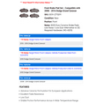 thumbnail image 2 of Front Brake Pad Set - Compatible with 2008 - 2016 Dodge Grand Caravan 2009 2010 2011 2012 2013 2014 2015, 2 of 2