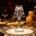 thumbnail image 3 of 3colors Diamond Table Lamp Crystal Led Bar Table Lamp Rechargeable Touch Sensor Dimming Bedside For Bedroom Decor, 3 of 5