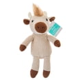 thumbnail image 3 of Small Knit Bull Plush, Brown, 12", Easter by Way To Celebrate, 3 of 6