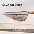 thumbnail image 2 of CSChome Cat Litter Scooper Litter Scooper with Ergonomic Wooden Handle Reusable Hollow Mesh Multifunctional Cleaning Tool, 2 of 7