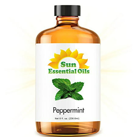 Peppermint (Huge 8oz) Best Essential Oil (Best Supplements To Get Huge)