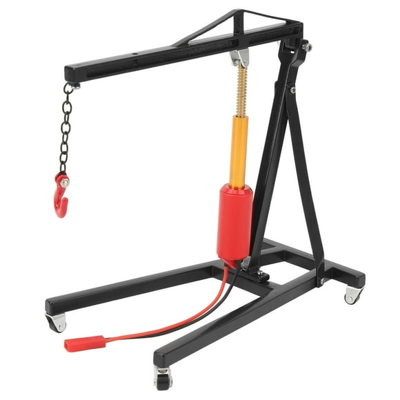 RC Engine Crane Jack Zinc Alloy Strong Lifting Force with Powerful Simulation Capability for Remote Control Car Toys